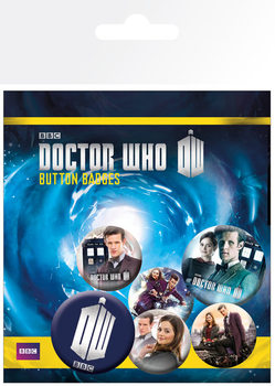 Badge set DOCTOR WHO