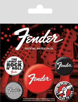Badge set Fender