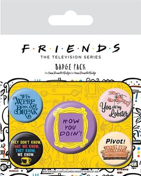 Badge set Friends - Quote