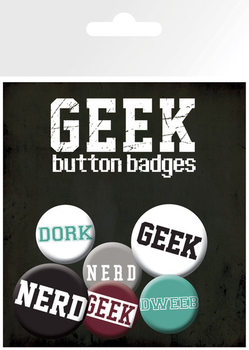 Badge set GEEKS & NERDS