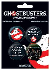Badge set GHOSTBUSTERS - peter, ray