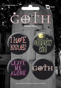 Badge set GOTH