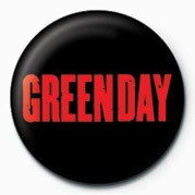 Badge GREEN DAY - RED LOGO