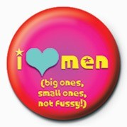 Badge I LOVE MEN