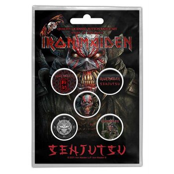 Badge set Iron Maiden - Senjutsu