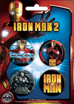 Badge set IRON MAN 2