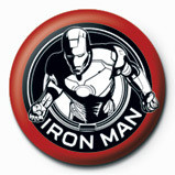 Badge IRON MAN - comic book