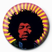 Badge JIMI HENDRIX (PSYCHEDELIC)