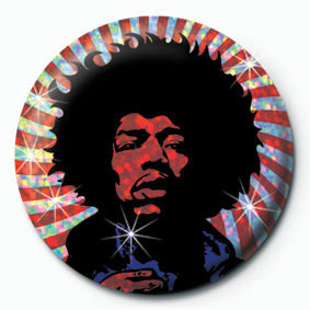 Badge JIMI HENDRIX - psychedelic