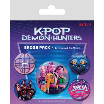 Badge set KPop Demon Hunters