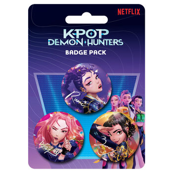 Badge set KPop Demon Hunters