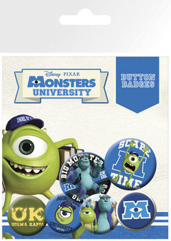 Badge set MONSTERS UNIVERSITY