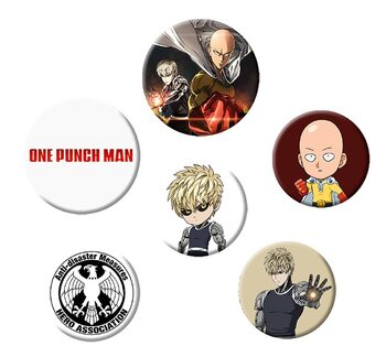 Badge set One Punch Man - Mix
