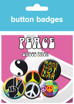 Badge set PEACE