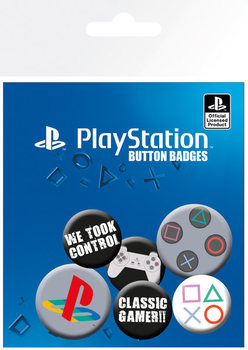 Badge set Playstation - Classic