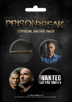 Badge set PRISON BREAK