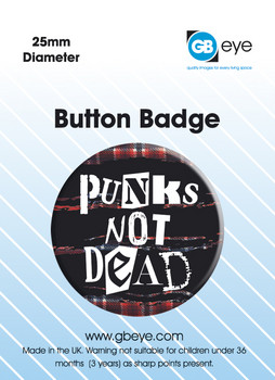 Badge PUNKS NOT DEAD