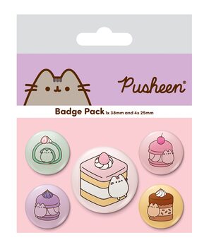 Badge set Pusheen - Sweets