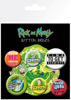 Badge set Rick and Morty - Quotes