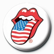 Badge ROLLING STONES - LIPS USA