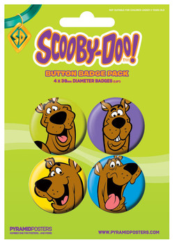 Badge set SCOOBY DOO - Faces