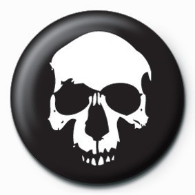 Badge SKULL (BLACK)