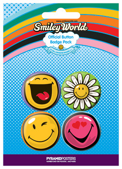 Badge set SMILEY