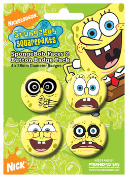 Badge set SPONGEBOB - faces 2
