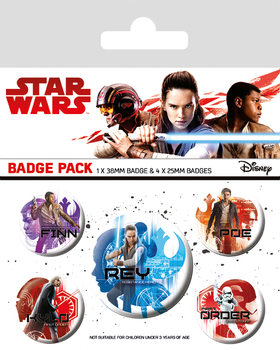 Star Wars The Last Jedi - Icons Badge Pack