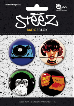 Badge set STEEZ - Pack 1