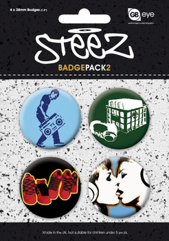 Badge set STEEZ - Pack 2