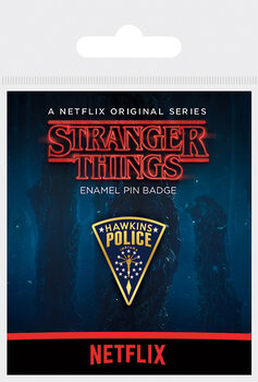 Badge Stranger Things - Hawkins Police