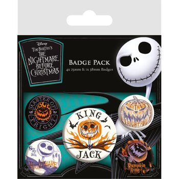 Badge set The Nighmare Before Christmas - Colourful Shadows