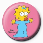 Badge THE SIMPSONS - maggie
