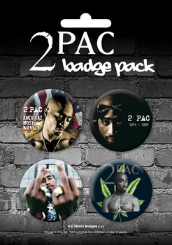Badge set TUPAC - 2