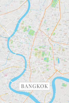 Принти на полотні Bangkok color
