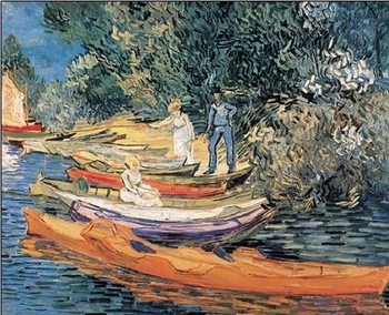 Art Print Bank of the Oise at Auvers, 1890