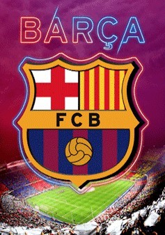Barcelona - crest - плакат (poster)