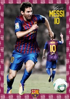 3D Αφίσα Barcelona - Messi 11/12