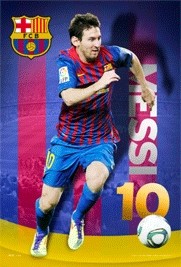 Barcelona - Messi 11/12 - плакат (poster)