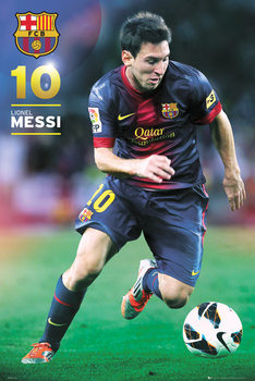 Πλαισιωμένη αφίσα Barcelona - Messi 12/13