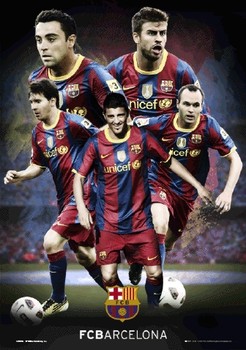 BARCELONA - players 2010 - плакат (poster)