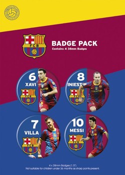 Σετ κονκάρδες BARCELONA - players