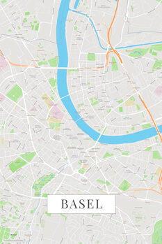 Принти на полотні Basel color