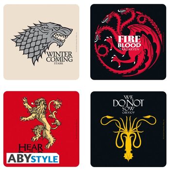 Bases para copos Game Of Thrones - Houses