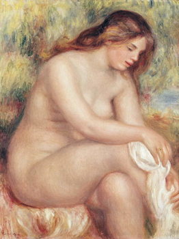 Картината върху платно Bather Drying Herself, c.1910