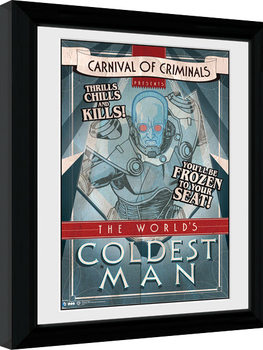 Framed Poster Batman Comic - Circus Coldest Man