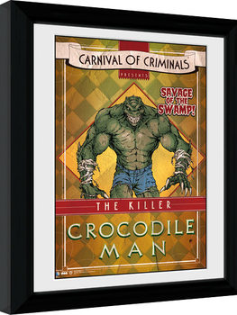 Framed Poster Batman Comic - Circus Crocodile