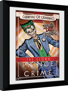 Κορνιζαρισμένη αφίσα Batman Comic - Circus Joker