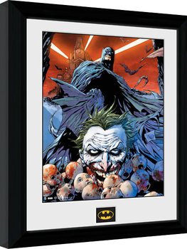 Framed Poster Batman Comic - Joker Defeated